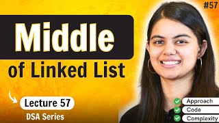 Middle of a Linked List | DSA Series by @shradhaKD