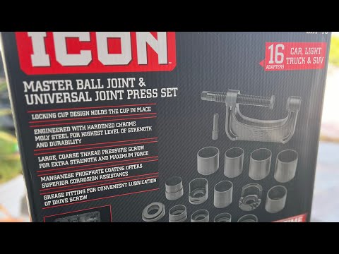 Harbor Freight ICON BALL JOINT PRESS. Replacing 1992 Honda Civic Lower Ball Joint. 🔥💪💯