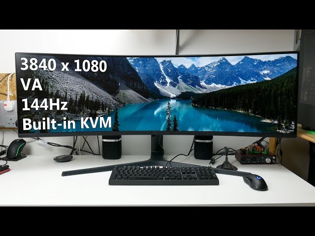 Màn hình cong Samsung LC49J890DKEXXV (49 inch,  3840 x 1080, VA, full viền, 144Hz, 5ms)