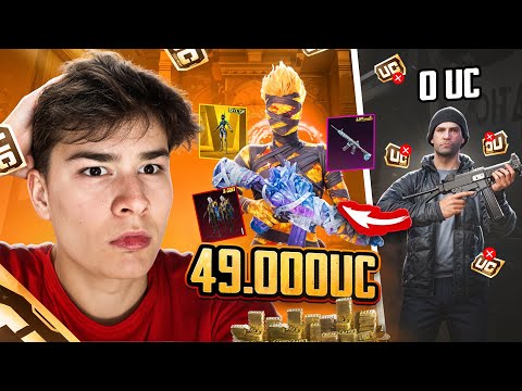 $49 000 UC!🔥TEKINGA OBUNACHIM AKKAUNTLARINI 😍KUCHAYTIRIB BERDIM | 29 KEYS LEDNIK