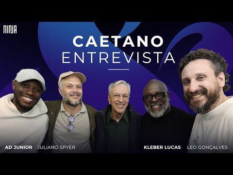 Caetano Veloso entrevista Kleber Lucas, Leonardo Gonçalves, AD Junior e Juliano Spyer