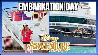 Maiden Voyage Embarkation Day Disney Adventure | Sail Away Party, Our Room, Restaurants 🚢