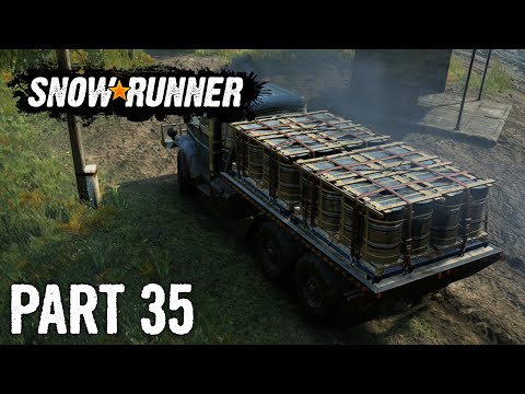SnowRunner | Walkthrough Gameplay | Part 35 | Dirty Deeds & Retired | Xbox One