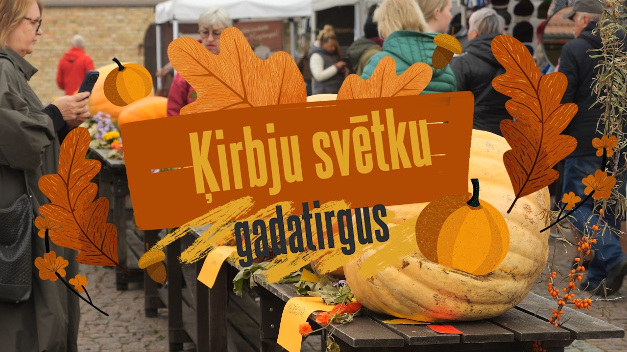 Ķirbju svētki 2026 Ventspils tirgū