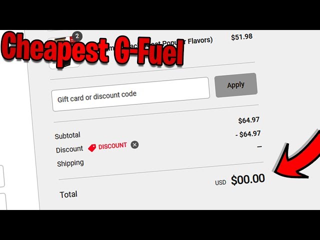 How To Get Free Gfuel 2018