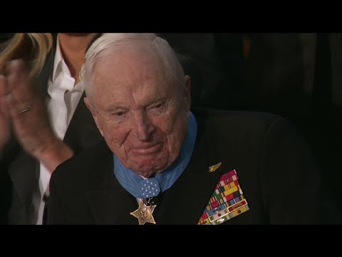 Trump awards Medal of Honor to E. Royce Williams during State of Union