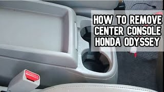 How to remove center console in 2011-2017 Honda Odyssey #DIY #honda #odyssey #centerconsole #console