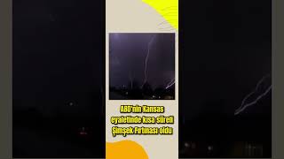 çok şiddetli Şimşek #Şimşek #meteoroloji #havadurumu #shorts