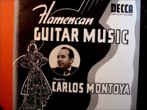 Flamenco Guitar by Carlos Montoya   FARRUCA c.1950