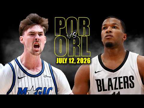 Orlando Magic vs Portland Trail Blazers Full Game Highlights - July 12, 2026 | NBA Summer League