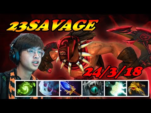 23Savage Bloodseeker Agh build super heal | Giveaway | 7.33c Immortal Best Gameplay