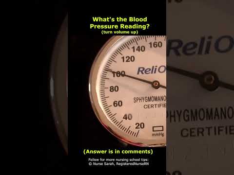 Manual Blood Pressure Reading: What Did You See? #shorts