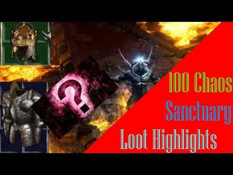 100 Chaos Sanctuary D2R Ladder 2.4 Loot Highlights