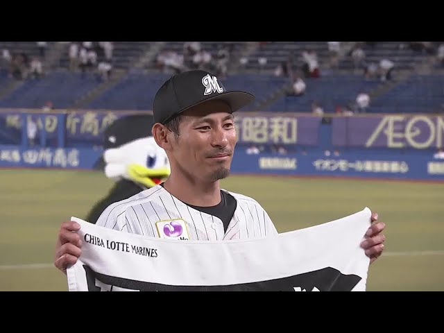 マリーンズ・荻野貴司選手ヒーローインタビュー 7月5日 千葉ロッテマリーンズ 対 北海道日本ハムファイターズ