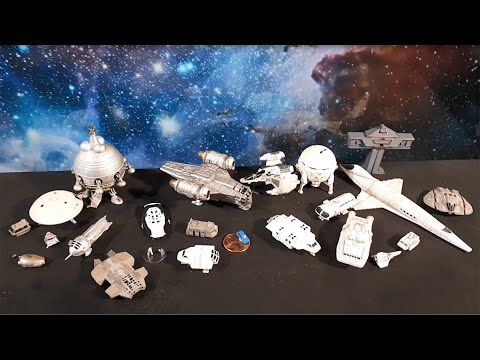 1/400 Scifi spaceships. 3D Prints, Space1999 StarWars Interstellar 2001 BSG ET V Lost in Space