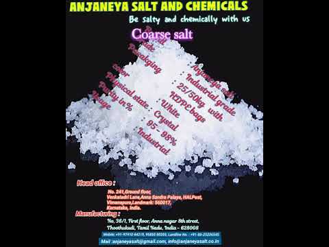 White coarse salt, packaging size: 25kg or 50kg, grade stand...