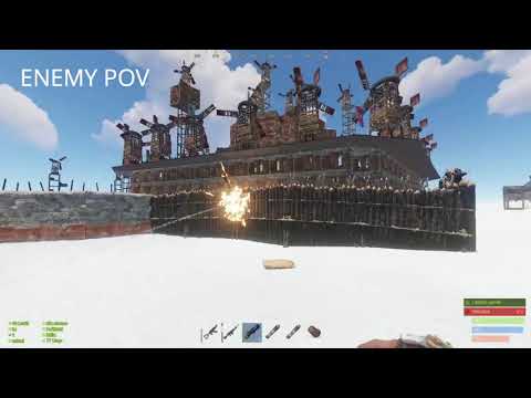 ONLINE FOUNDATION WIPING the STRONGEST CLAN on server | DEFENDING 600 ROCKETS - Official Rust