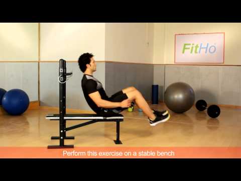 Leg Pull In Seated Flat Bench