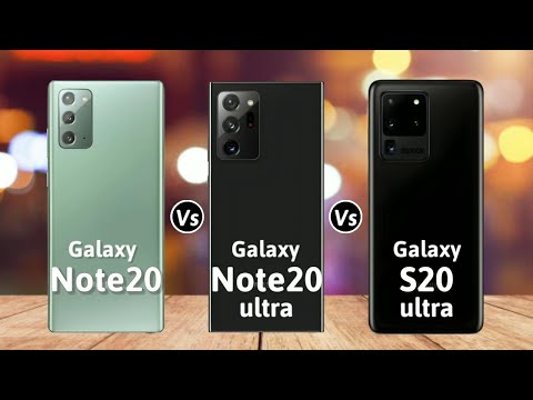 SAMSUNG | Galaxy S20 Ultra Vs Galaxy Note 20 Ultra Vs Galaxy Note 20 | Full Specifications | 2023👍