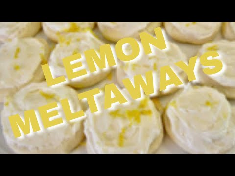 LEMON MELTAWAY COOKIES | DIY for Beginners