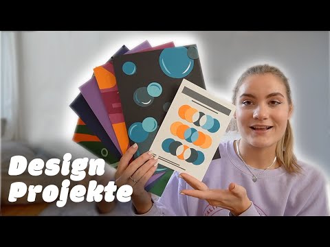 Meine ersten Design Projekte für die Uni *Erstes Semester*