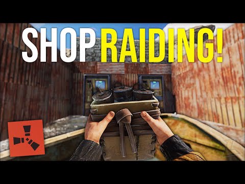 SATCHEL RAIDING OUR NEIGHBOURS BOAT BASE SHOP - Rust DUO Survival Gameplay (S4-E6)