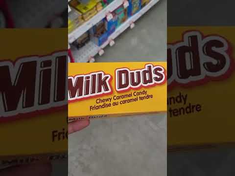Milk duds chewy caramel candy 🍬🍬 #milkduds #caramel #shorts