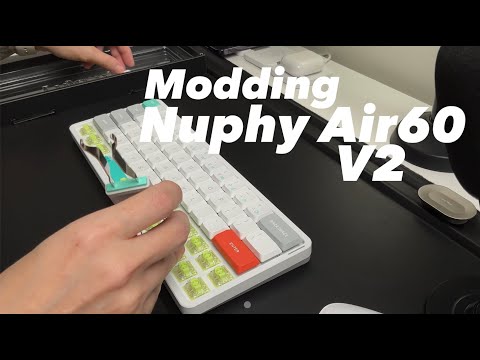 Modding my Nuphy Air60 V2 - not much difference?