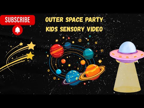 Magic Baby Sensory | Outer Space Party! 🌟✨ Dancing Planets & Stars | Fun Sensory Video for Kids