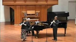 John Carmichael Escapades for Flute, Oboe, and Piano. Movt 1 