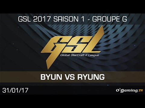 ByuN vs Ryung TvT - GSL 2017 Saison 1 Code S - Groupe G Decider match - Starcraft II