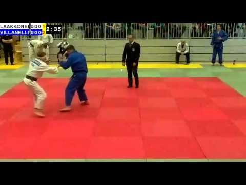 Judo U21 SM 2014: M21-73: LAAKKONEN - VILLANELLO