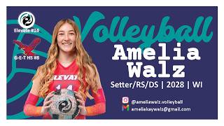 Amelia Walz #8 2028 Setter/Opp - Season Highlights - Kills