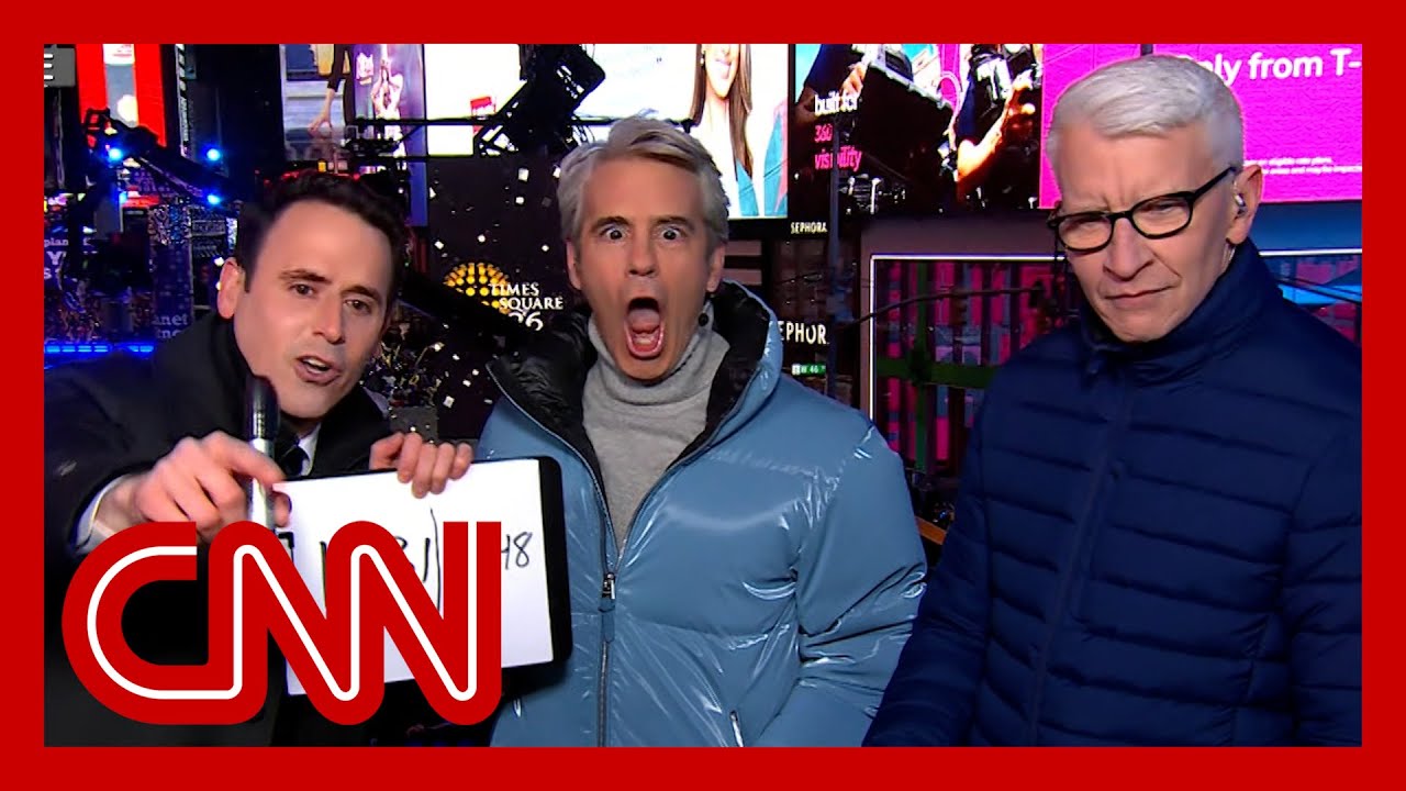 Mentalist Oz Pearlman blows Andy's and Anderson's minds | CNN New Year's Eve 2026