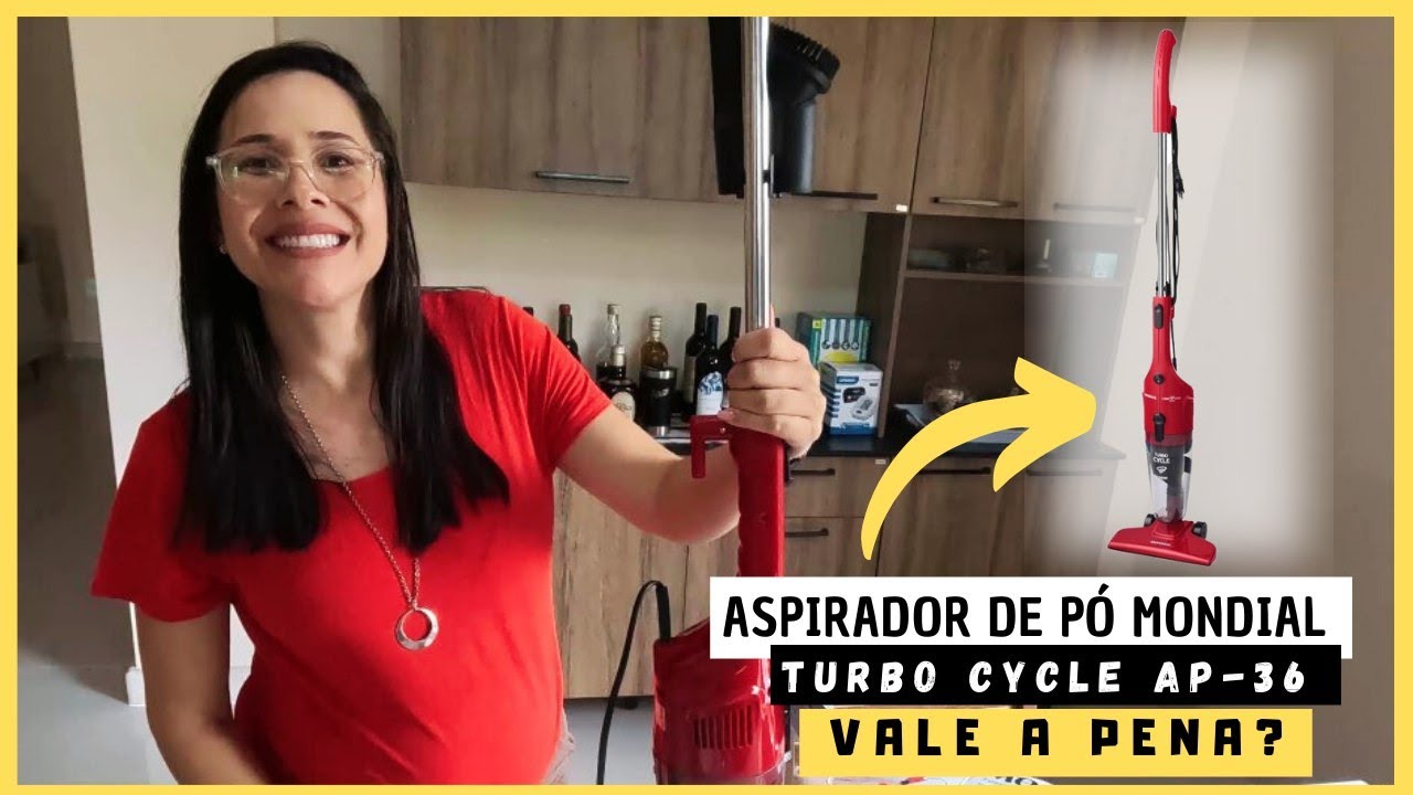 Unboxing Aspirador de Pó Vertical Mondial Turbo Cycle AP-36 - Vale a Pena? (Review)