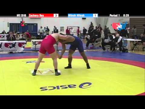 120 KG QF - Zachery Rey (LVAC) vs. Hitesh (IND)