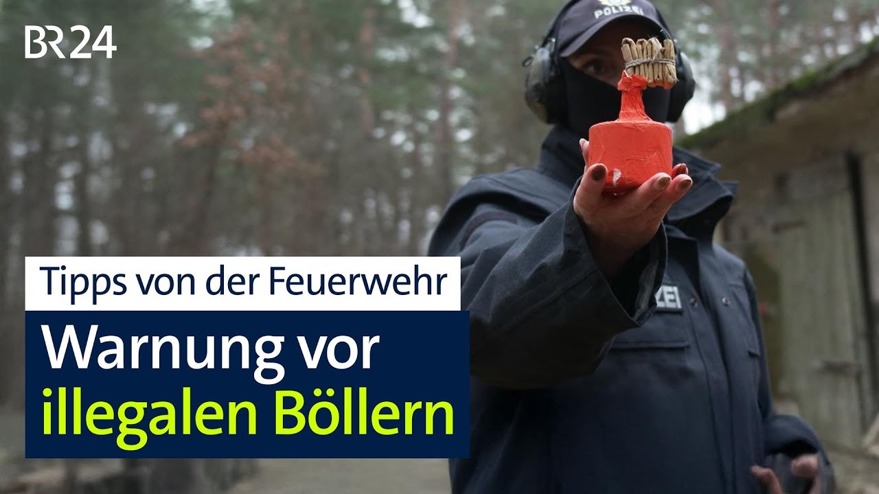 Pyrotechnik: Feuerwehr warnt vor illegalen Böllern | BR24