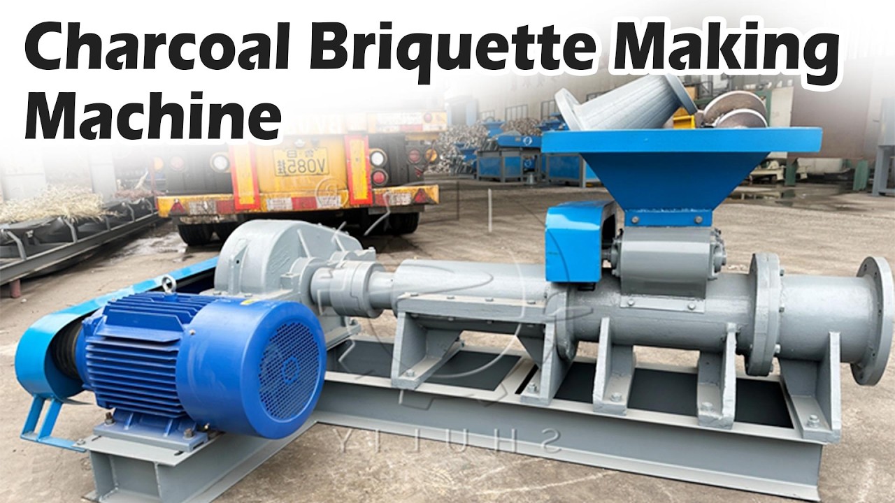 How a Charcoal Briquette Making Machine Works? Complete Process Explained #charcoal #briquettes