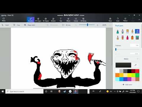 Drawing a malicious trollge incident