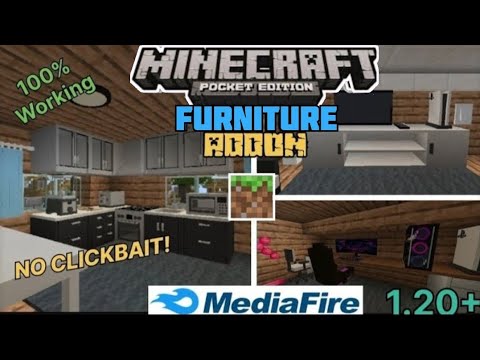 Best Modern Furniture Addon For Minecraft PE 1.20+ [600+ Furniture]🔥🔥 | 💯 Working | PS Gamer (RTX)