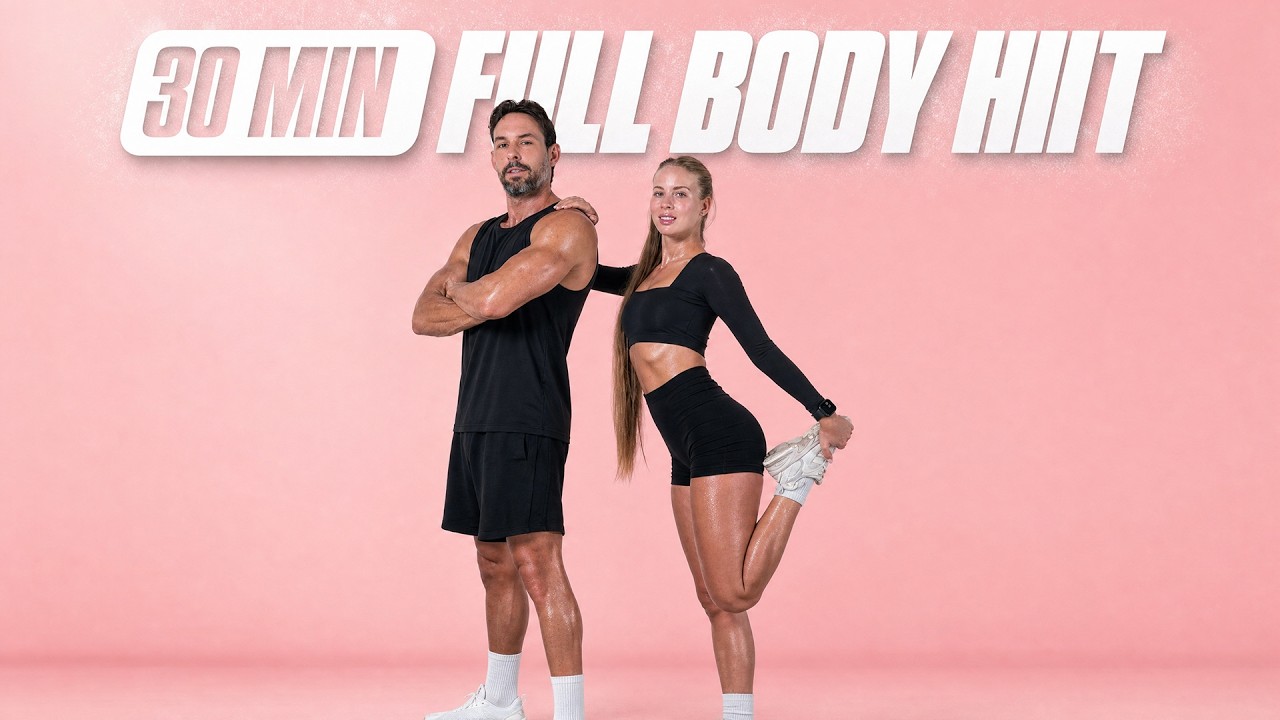 30 Min Full Body HIIT Workout | Burn 400 Calories (No Repeat, No Equipment)