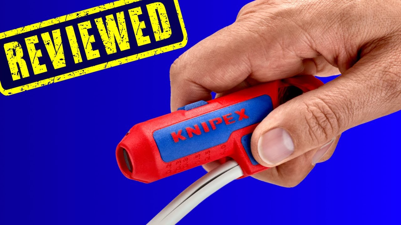 REVIEWED: KNIPEX ERGOSTRIP - cable stripper - ideal for RIGHT or LEFT handed ELECTRICIANS