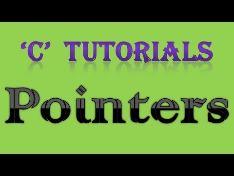 C Programming Tutorial 36 Pointers