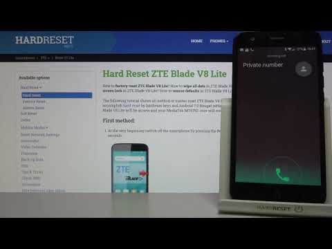 Incoming Call & Default Ringtone ZTE Blade V8 Lite