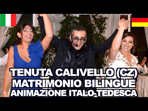 #MATRIMONIOBILINGUE a TENUTA CALIVELLO con l'animazione italo-tedesca di Lillo Strillo Band Trio dj