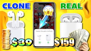 The BEST AirPods 2 Clone - 2019 (WITH W1 CHIP) Replica Unboxing / Review | Full Comparison