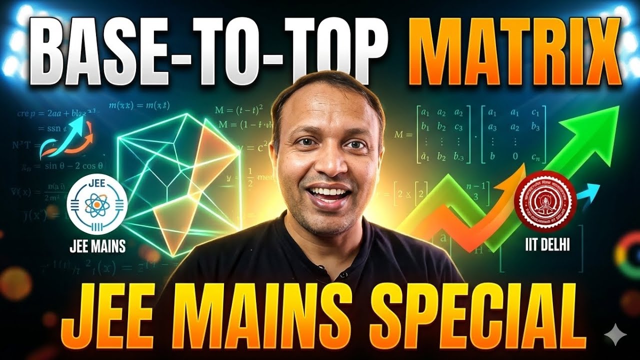 Class 12 maths Matrix JEE MAINS Special Vol 08