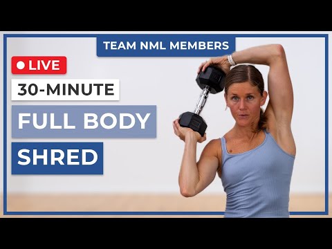 LIVE 30 Minute Full Body Shred Workout