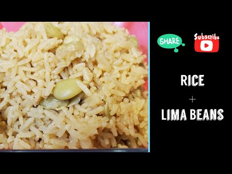 RICE WITH LIMA BEANS | DIRI KOLE AK PWA TCHOUS | JASMINE RICE | EPIS | A TASTE OF K