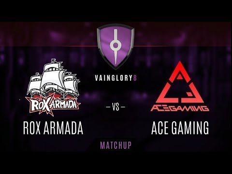 ROX ARMADA vs ACE GAMING GAME 1 - FINALS - Vainglory 8 EA | Split 1 - Week 1